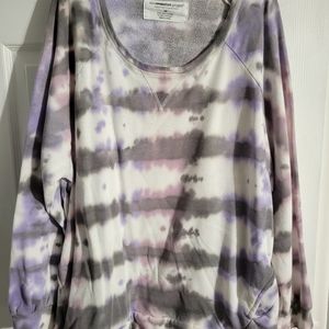 Purple Tye Dye Crew neck